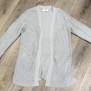 Old Navy Gray Open Front Cardigan